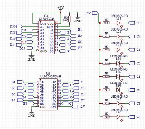 74HC245 to ULN2803A and drive relay, flickering issue of power ON - General Electronics ...