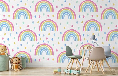 Rainbow - For Kids and Babies Wallpaper | Wallsauce US