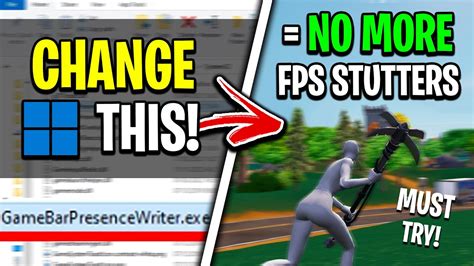 How To Fix FPS STUTTERS In Fortnite Chapter 4! (Change This Windows Setting) - YouTube