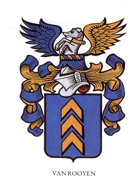 Van Rooyen Family Crest - Hallmark International