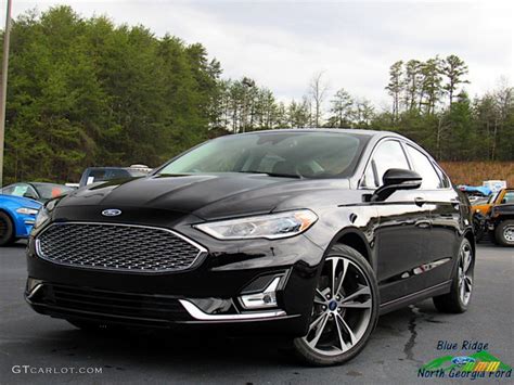 2020 Agate Black Ford Fusion Titanium #136790286 | GTCarLot.com - Car ...