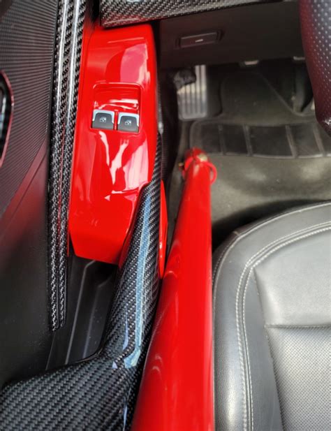 C7 Corvette carbon fiber door panel accent kit. – C7 Performance