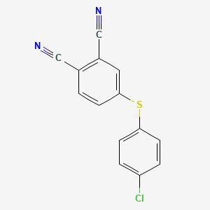 4-[(4-Chlorophenyl)Sulfanyl]Phthalonitrile | C14H7ClN2S | CID 70804892 ...