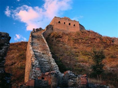 Overhanging Great Wall Ruins, Jiayuguan Overhanging Great Wall Travel ...