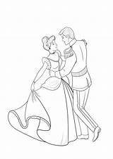 Cinderella And Prince Charming Dancing Coloring Pages  Vrogueco sketch template