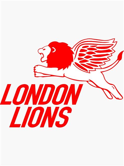 "London Lions Ice Hockey Retro Logo" Sticker for Sale by Retrohockeyuk | Redbubble