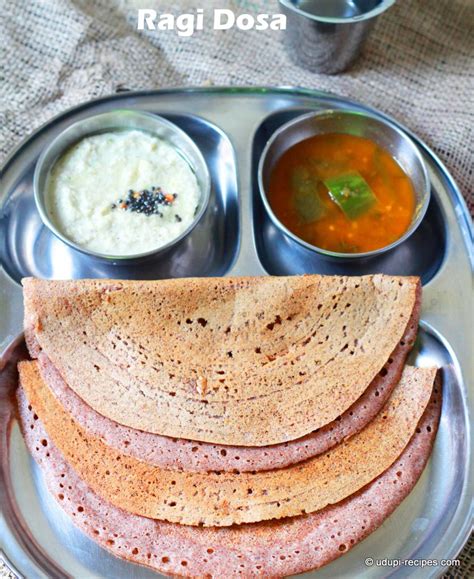 Fermented Ragi Dosa Recipe | Easy Breakfast - Udupi Recipes