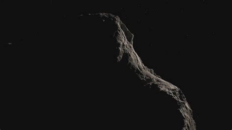 Close-up Footage Of Asteroid Turning Around Stock Motion Graphics SBV ...