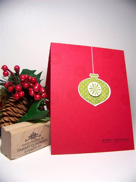 Tarheel Stamper: Stampin' Up! Delightful Decorations Christmas Card