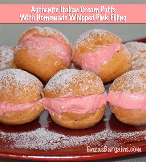 Italian Cream Puffs Recipe With Homemade Whipped Filling