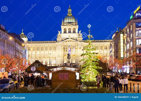 Christmas Market, Wenceslas Square, Old Town, Prague, Czech Republic ...