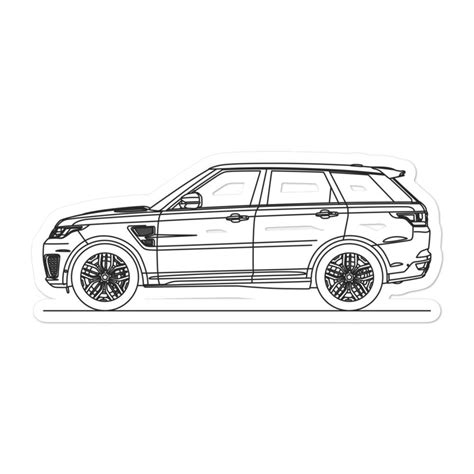 Land Rover Range Rover Sport SVR Sticker – Artlines Design