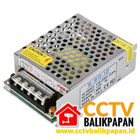 Adaptor CCTV Power Supply 12V 5A - CCTV Balikpapan