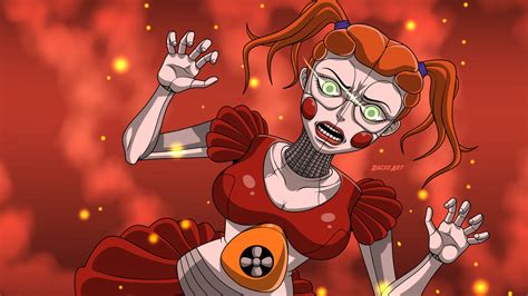 Circus Baby Jumpscare (The Fourth Closet) by RacsoArt on DeviantArt