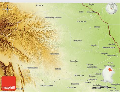 Physical 3D Map of Zaragoza