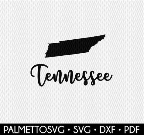 Tennessee decal silhouette svg dxf file instant download | Etsy