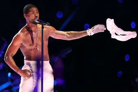 Super Bowl halftime show: See Usher’s best photos from Sunday’s show