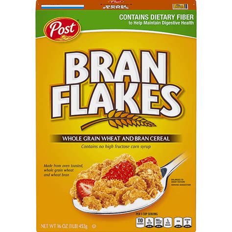 Bran Flakes Cereal, Whole Grain, Wheat and Bran 16 oz | Cereals | Wynn's Market