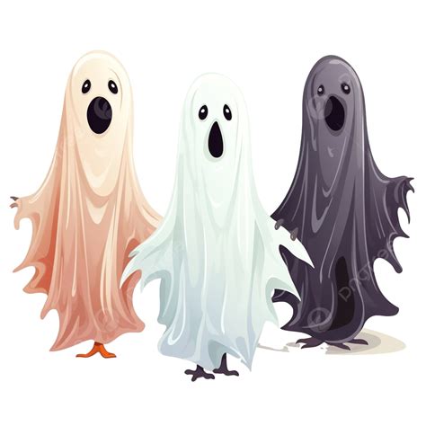 A Group Of Malicious And Vicious Ghosts, Halloween Holiday, Creepy, Scary PNG Transparent Image ...