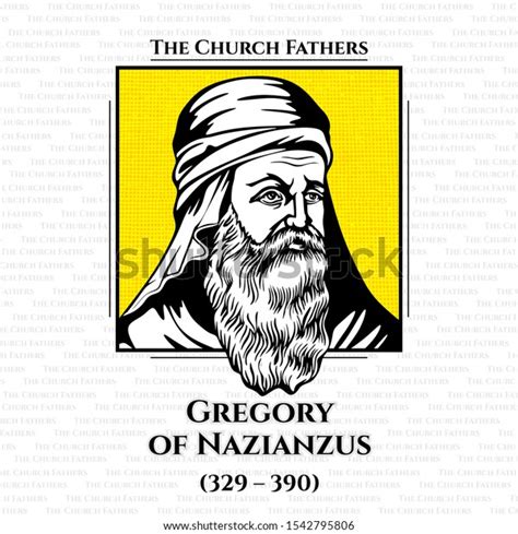 Church Fathers Gregory Nazianzus 329 390 Stock Vector (Royalty Free) 1542795806 | Shutterstock