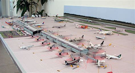 Model Airport Terminal Building #2 | Airport Diorama Designs