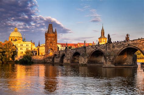 Charles Bridge, Prague Sunset - Free Spirit