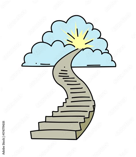 Stairs To Heaven Drawing