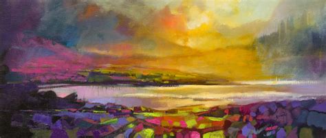 Highland Heather semi-abstract| Scottish landscape painting | Scott ...