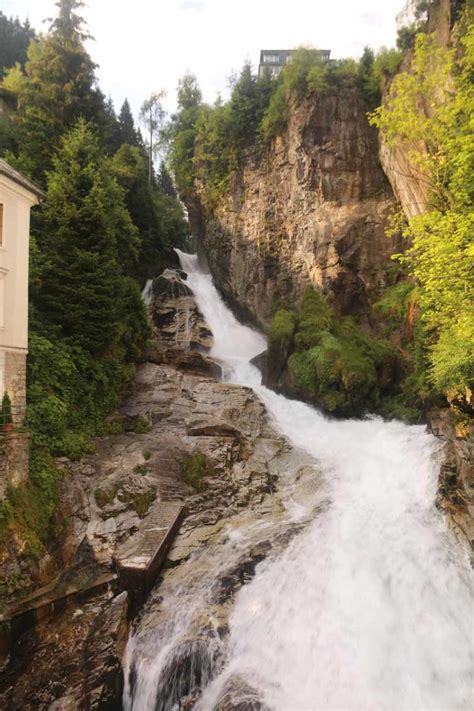 Bad Gastein Waterfall - Falls in a Health Spa Town's Waters