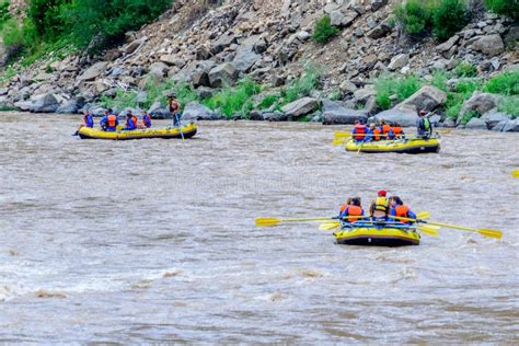 Rafters on the river editorial photography. Image of rafters - 43966807