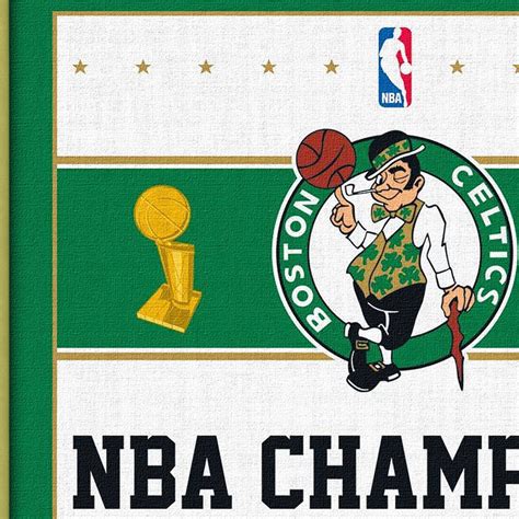 Boston Celtics // NBA Championships Banner Display - Autograph Authentic - Touch of Modern