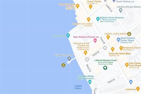 Lahaina cruise port map (google maps!) + things to do from Lahaina ...