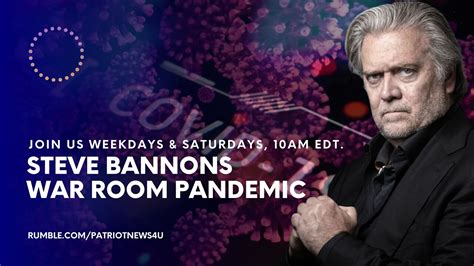 REPLAY: Steve Bannon's War Room Pandemic Hr.2, Weekdays & Saturdays 11AM EDT