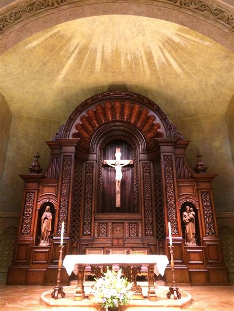 The Alter inside Saint Charles Borromeo Catholic Church in North Hollywood on Lankershim Blvd ...