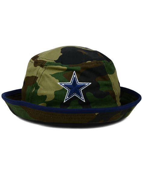 KTZ Dallas Cowboys Camo Pop Bucket Hat in Natural for Men - Lyst