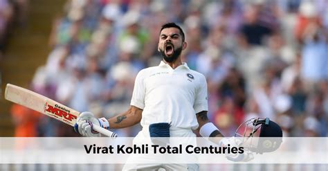 Virat Kohli Total Centuries (ODI, T20I, Test, and IPL)