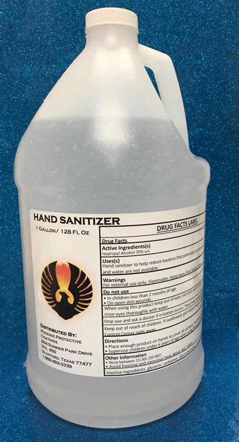 Buy Hand Sanitizer: 1 Gallon refill bottle – case of 4 | Industrial ...