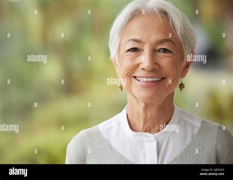 Old Woman Face Smiling