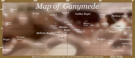 Map of Ganymede - Solar System Observing - Cloudy Nights