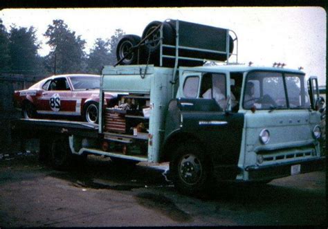 Pin on Vintage race car haulers