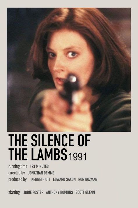 Jodie Foster Silence Of The Lambs Poster