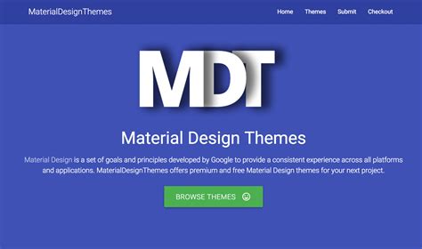 Material Design WordPress Themes