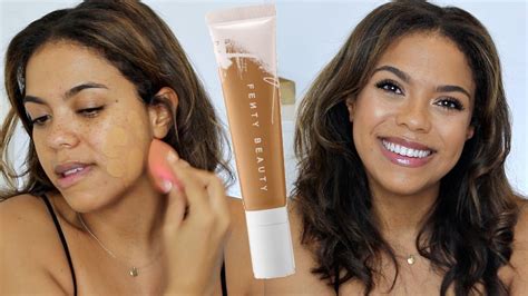 Fenty Hydrating Foundation Review + Wear Test! 12 DAYS of FOUNDATION DAY 12 - YouTube