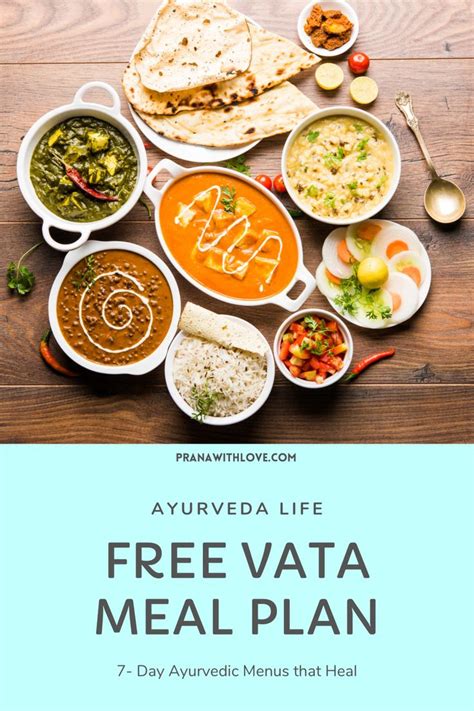 Free Ayurvedic meal plan for Vata dosha – |Prana | Recipe | Ayurvedic ...