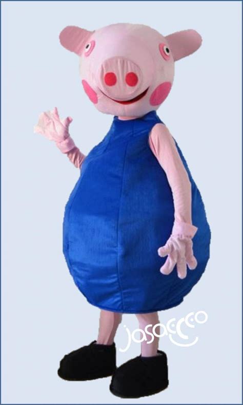 George Pig Mascot Costume - Peppa Pig Full Adult Outfit All Sizes - UK | eBay