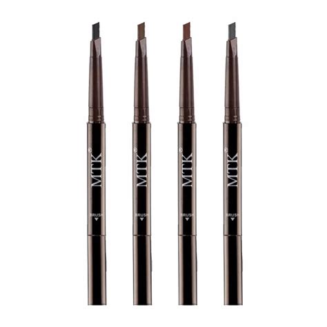 Waterproof Black Brown Eyebrow Shadow Pencil Double Head Automatically Rotating Eyebrow Pencil ...