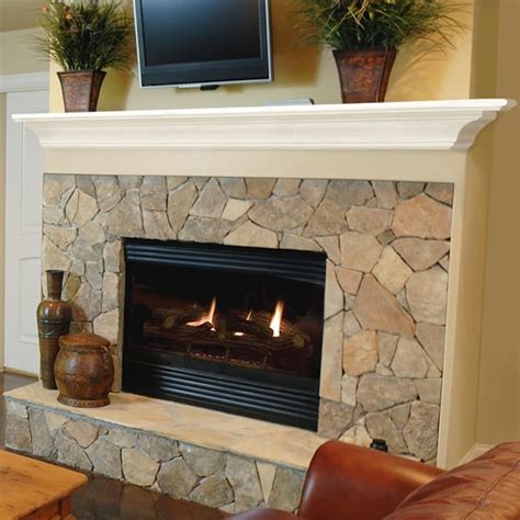 Pearl Crestwood White Fireplace Mantel Shelf | Woodland Direct