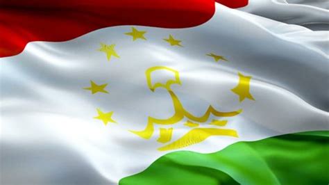 Tajikistan Flag National 3d Tajik Flag Stock Footage Video (100% ...