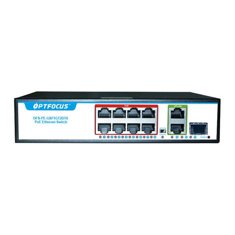 1310nm Managed Power Over Ethernet POE 20KM / Single Mode Fiber Switch 8 Port Poe Gigabit Switch