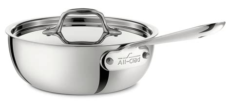 All-Clad 4213 Stainless Steel Tri-Ply Bonded Dishwasher Safe Saucier Pan with | eBay